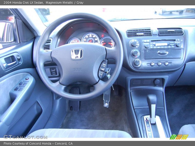 Magnesium Metallic / Gray 2004 Honda Civic LX Sedan