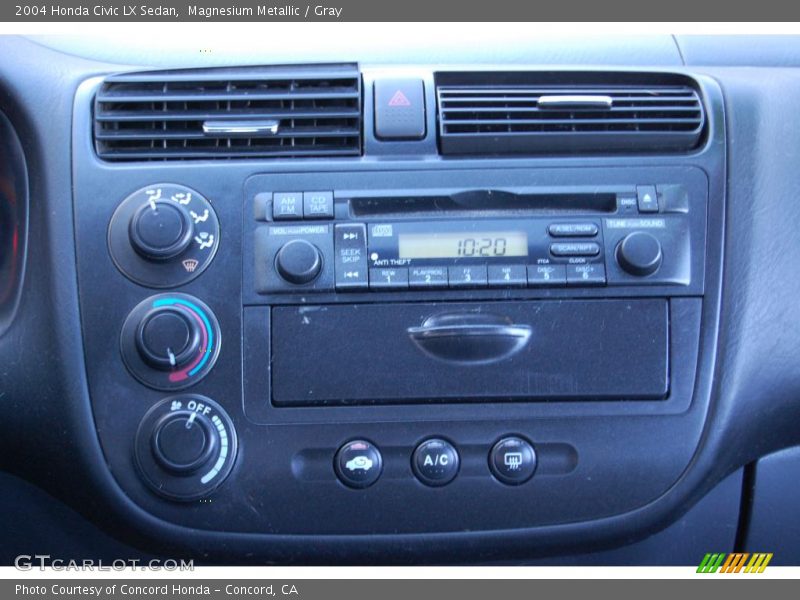 Magnesium Metallic / Gray 2004 Honda Civic LX Sedan