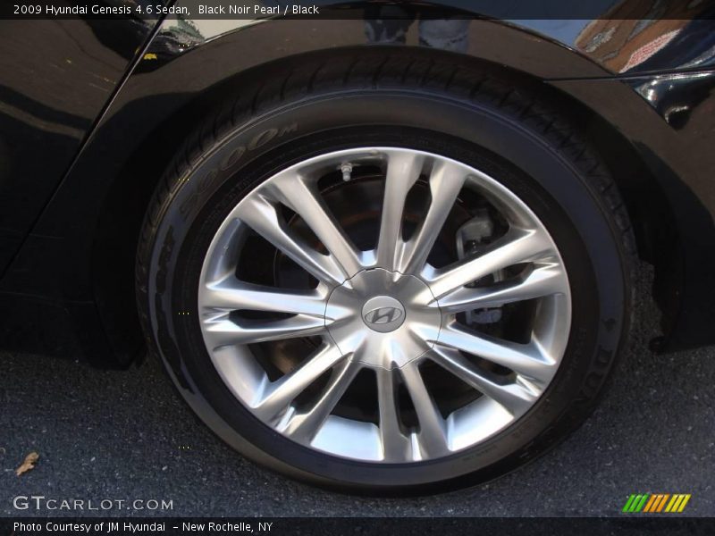 Black Noir Pearl / Black 2009 Hyundai Genesis 4.6 Sedan