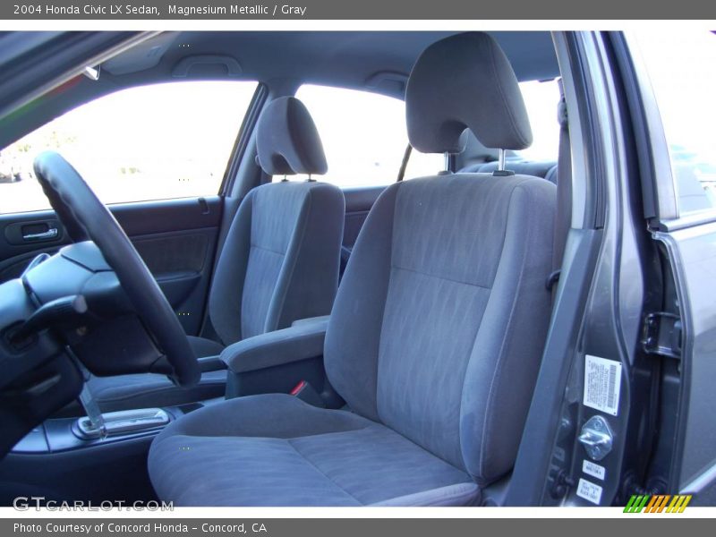 Magnesium Metallic / Gray 2004 Honda Civic LX Sedan
