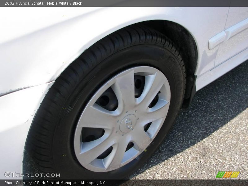 Noble White / Black 2003 Hyundai Sonata