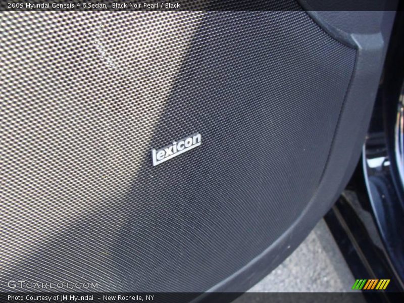 Black Noir Pearl / Black 2009 Hyundai Genesis 4.6 Sedan