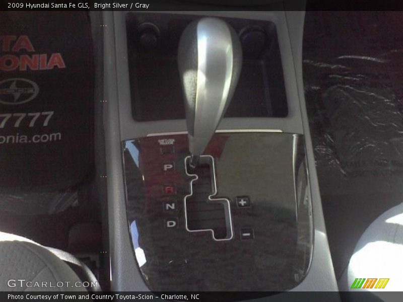 Bright Silver / Gray 2009 Hyundai Santa Fe GLS