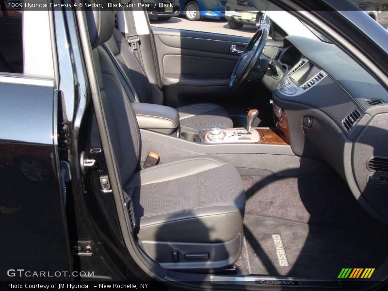 Black Noir Pearl / Black 2009 Hyundai Genesis 4.6 Sedan