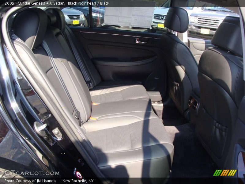 Black Noir Pearl / Black 2009 Hyundai Genesis 4.6 Sedan