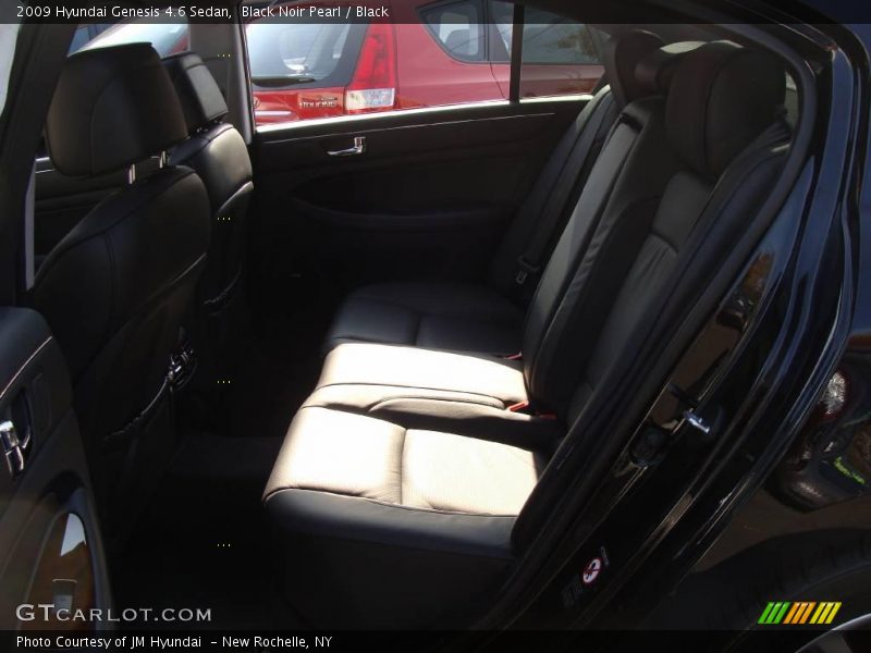 Black Noir Pearl / Black 2009 Hyundai Genesis 4.6 Sedan