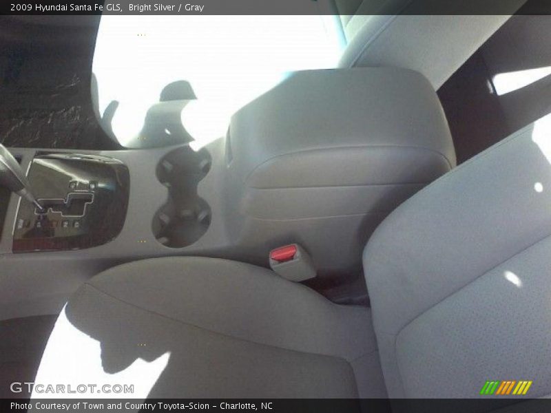 Bright Silver / Gray 2009 Hyundai Santa Fe GLS