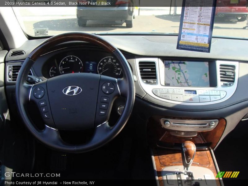 Black Noir Pearl / Black 2009 Hyundai Genesis 4.6 Sedan