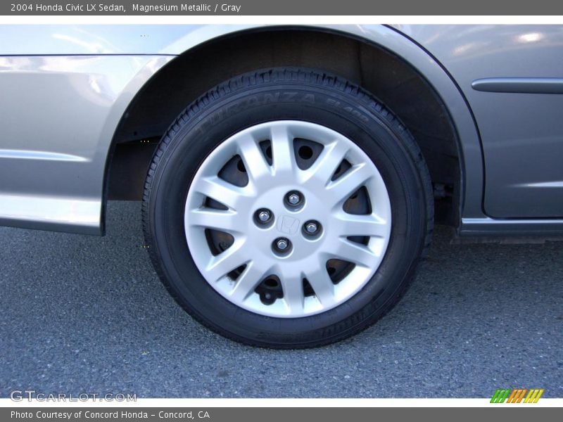 Magnesium Metallic / Gray 2004 Honda Civic LX Sedan