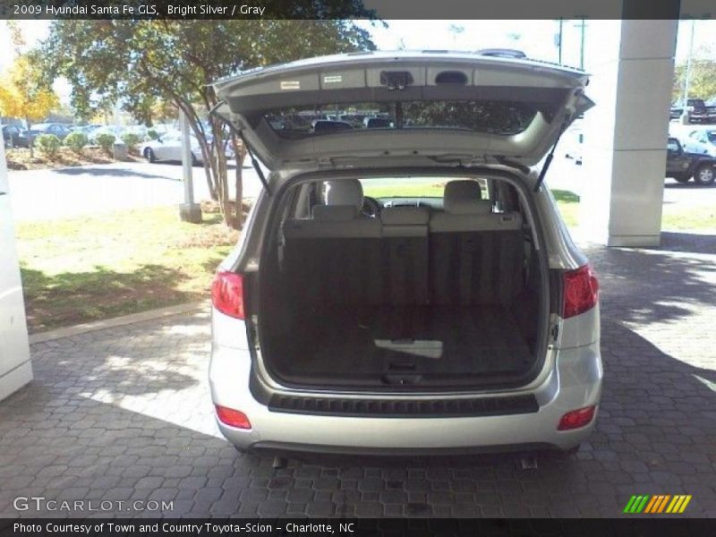 Bright Silver / Gray 2009 Hyundai Santa Fe GLS