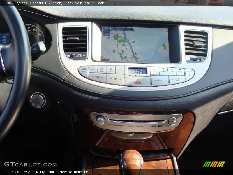 Black Noir Pearl / Black 2009 Hyundai Genesis 4.6 Sedan