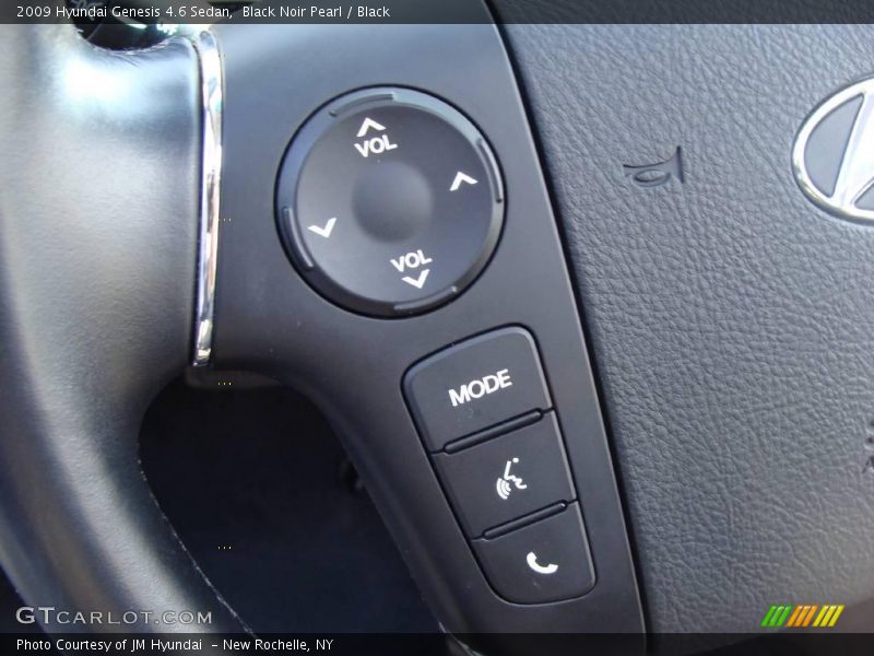 Black Noir Pearl / Black 2009 Hyundai Genesis 4.6 Sedan