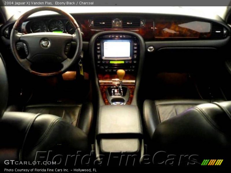 Ebony Black / Charcoal 2004 Jaguar XJ Vanden Plas