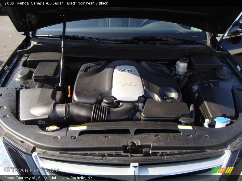 Black Noir Pearl / Black 2009 Hyundai Genesis 4.6 Sedan