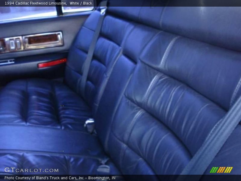 White / Black 1994 Cadillac Fleetwood Limousine