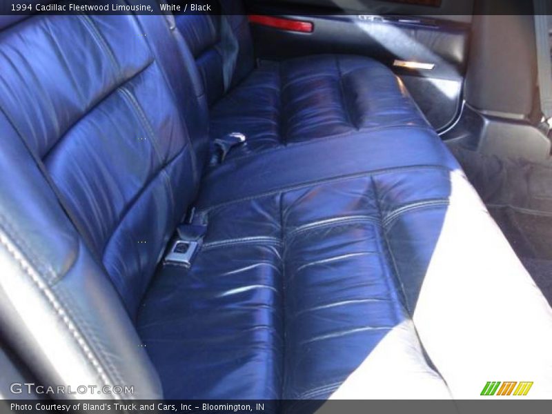 White / Black 1994 Cadillac Fleetwood Limousine