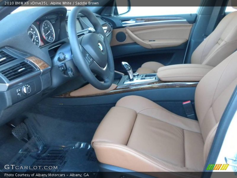 Alpine White / Saddle Brown 2010 BMW X6 xDrive35i