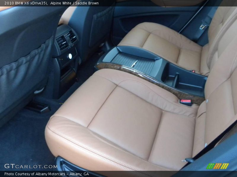 Alpine White / Saddle Brown 2010 BMW X6 xDrive35i