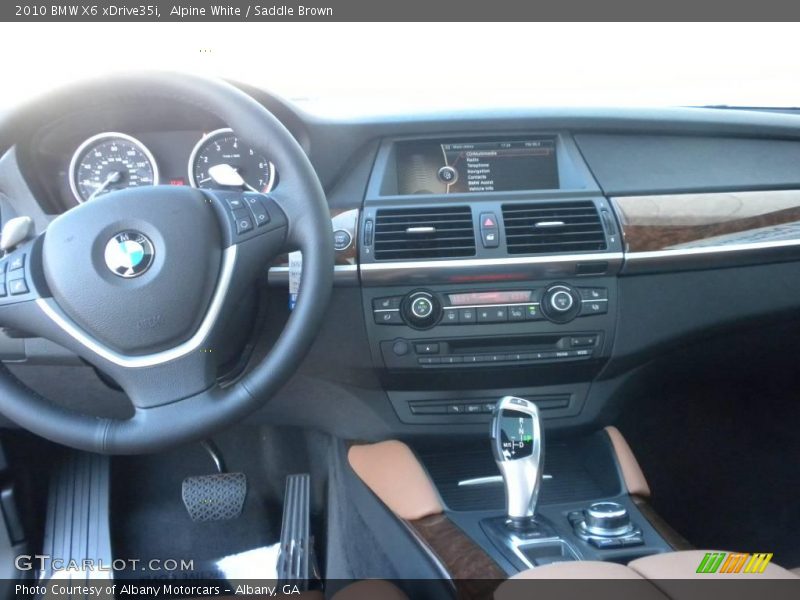 Alpine White / Saddle Brown 2010 BMW X6 xDrive35i