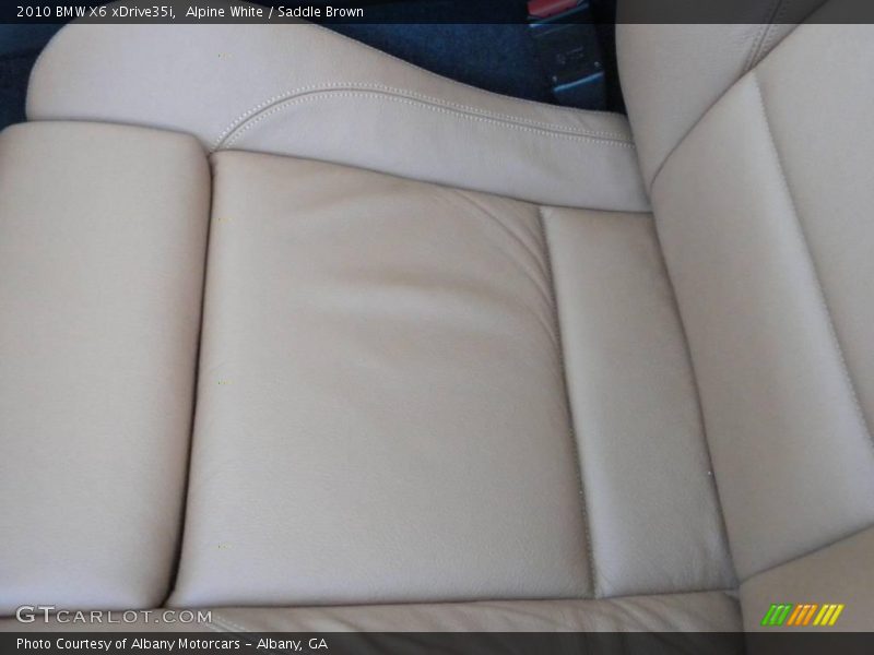 Alpine White / Saddle Brown 2010 BMW X6 xDrive35i