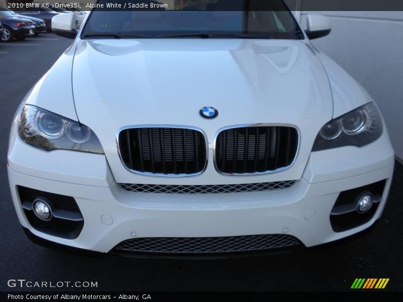 Alpine White / Saddle Brown 2010 BMW X6 xDrive35i
