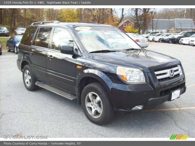 Nighthawk Black Pearl / Saddle 2006 Honda Pilot EX-L 4WD