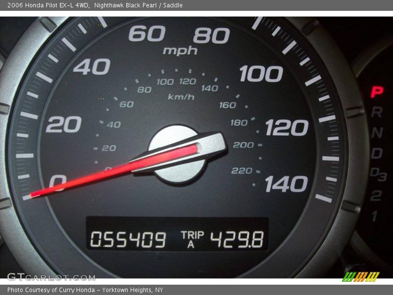 Nighthawk Black Pearl / Saddle 2006 Honda Pilot EX-L 4WD