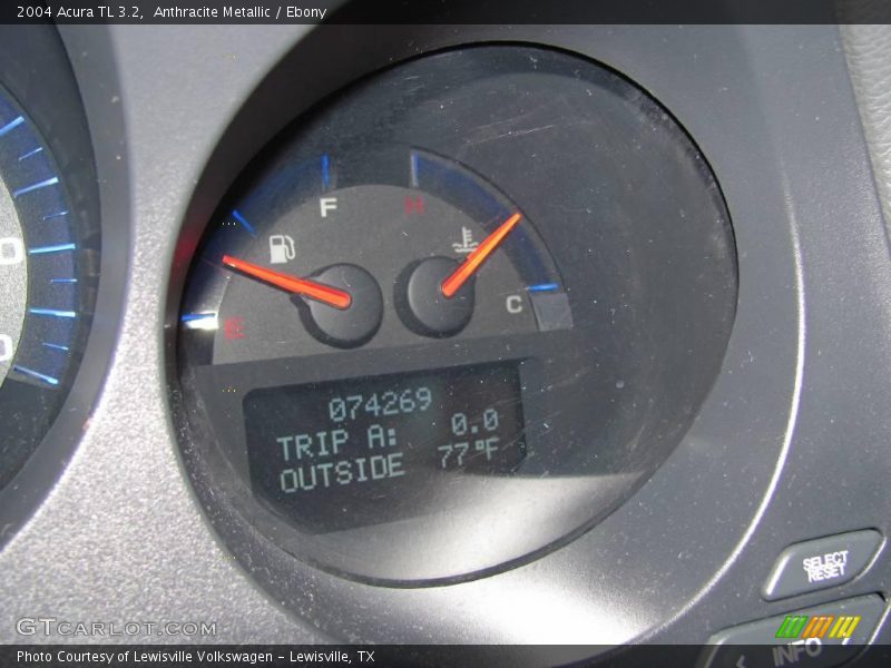 Anthracite Metallic / Ebony 2004 Acura TL 3.2