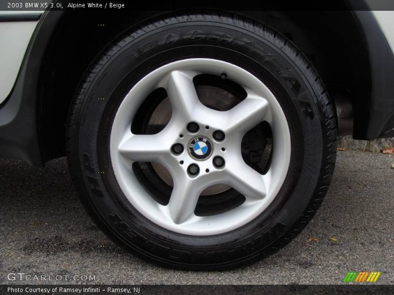 Alpine White / Beige 2003 BMW X5 3.0i