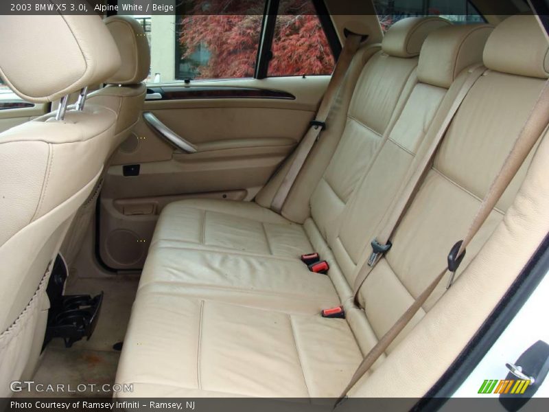 Alpine White / Beige 2003 BMW X5 3.0i