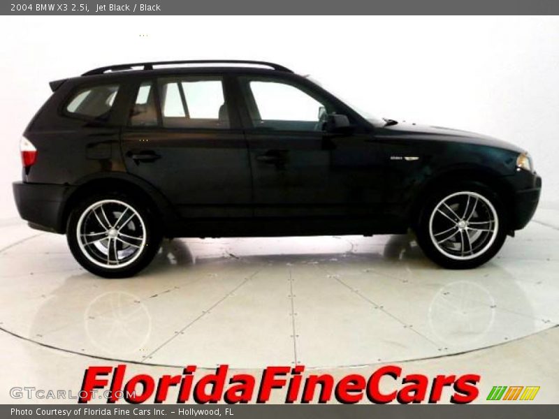 Jet Black / Black 2004 BMW X3 2.5i