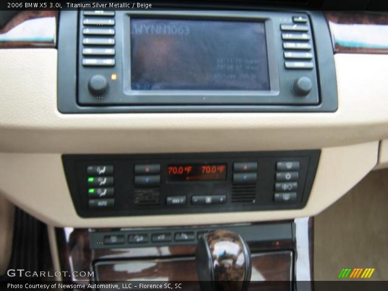 Titanium Silver Metallic / Beige 2006 BMW X5 3.0i