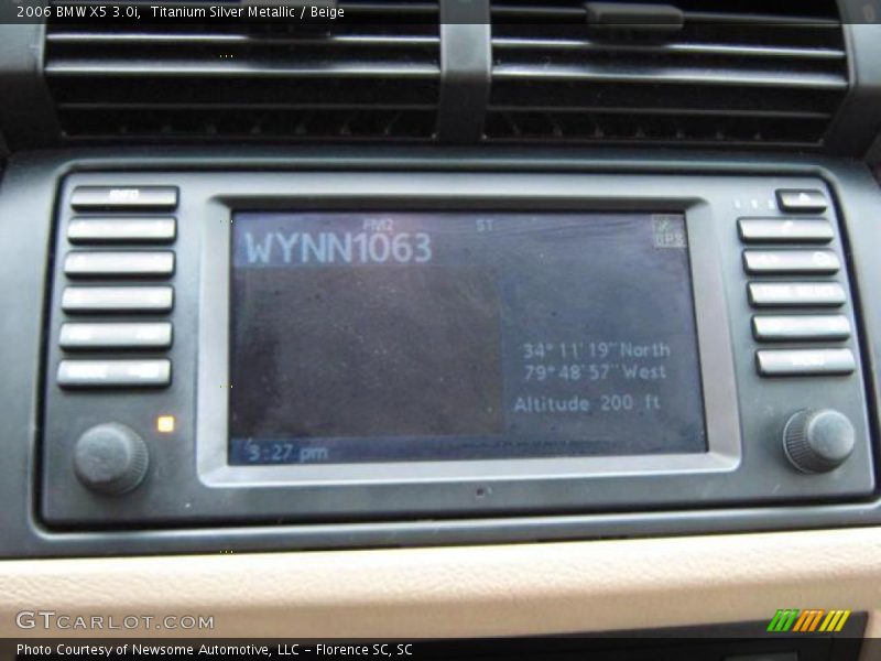 Titanium Silver Metallic / Beige 2006 BMW X5 3.0i