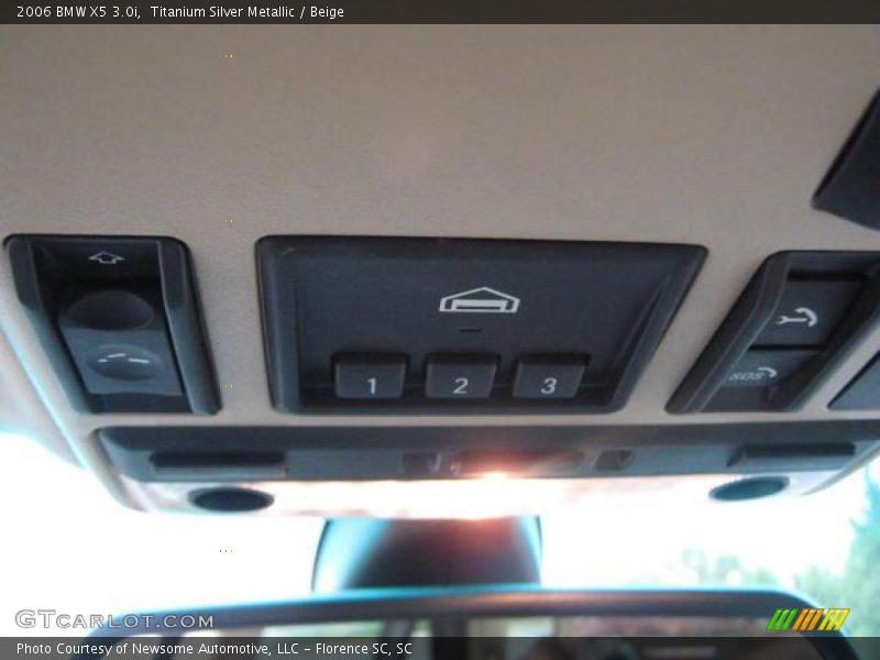 Titanium Silver Metallic / Beige 2006 BMW X5 3.0i