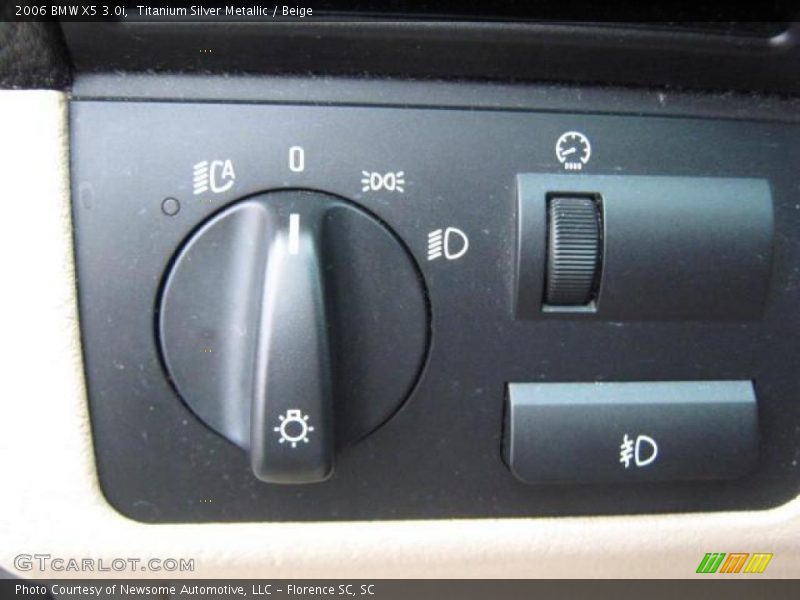 Titanium Silver Metallic / Beige 2006 BMW X5 3.0i