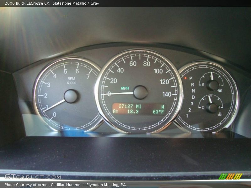 Slatestone Metallic / Gray 2006 Buick LaCrosse CX