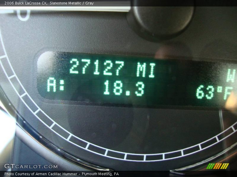 Slatestone Metallic / Gray 2006 Buick LaCrosse CX