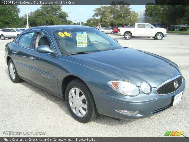 Slatestone Metallic / Gray 2006 Buick LaCrosse CX