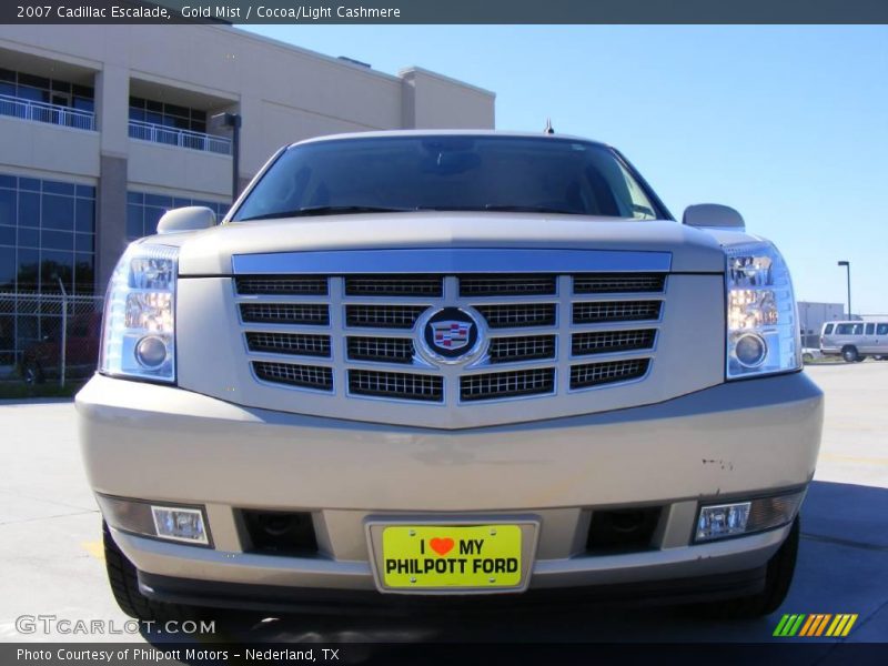 Gold Mist / Cocoa/Light Cashmere 2007 Cadillac Escalade