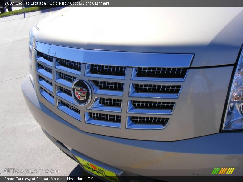 Gold Mist / Cocoa/Light Cashmere 2007 Cadillac Escalade