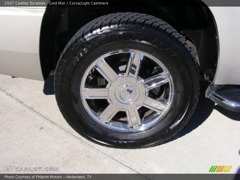 Gold Mist / Cocoa/Light Cashmere 2007 Cadillac Escalade