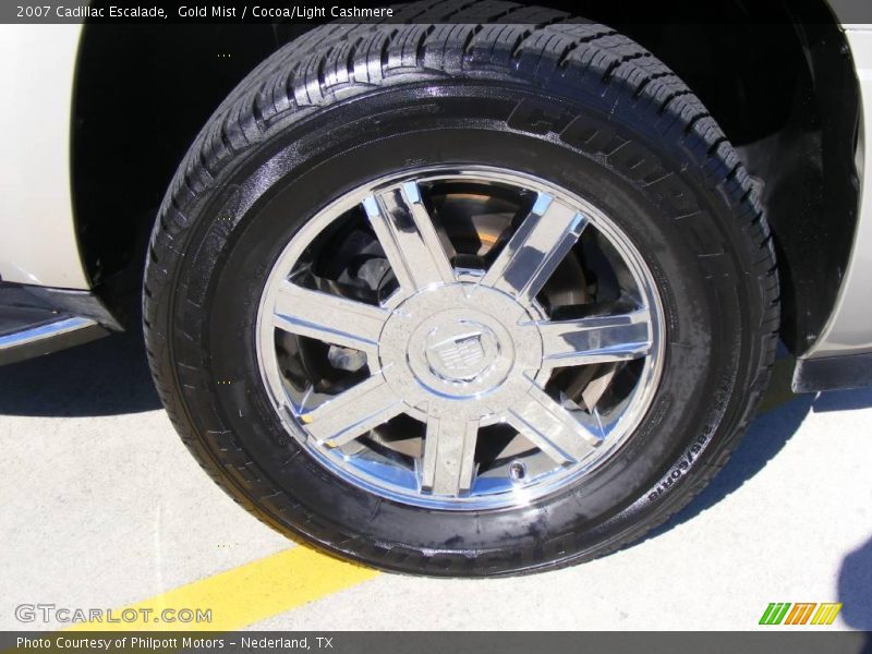 Gold Mist / Cocoa/Light Cashmere 2007 Cadillac Escalade