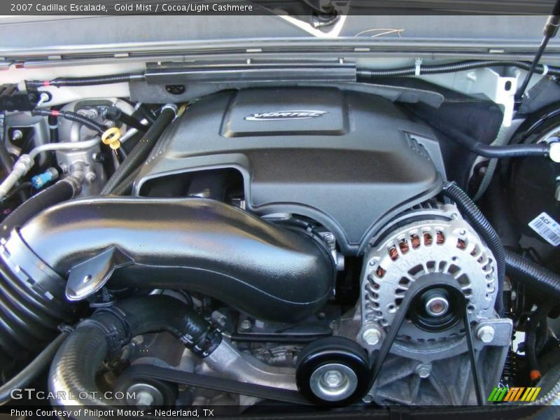 Gold Mist / Cocoa/Light Cashmere 2007 Cadillac Escalade