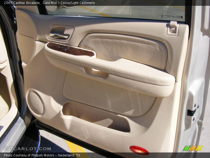 Gold Mist / Cocoa/Light Cashmere 2007 Cadillac Escalade