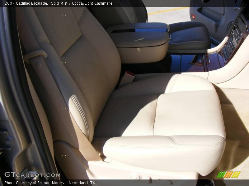 Gold Mist / Cocoa/Light Cashmere 2007 Cadillac Escalade
