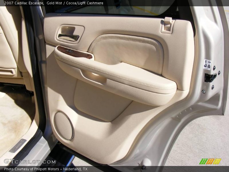 Gold Mist / Cocoa/Light Cashmere 2007 Cadillac Escalade