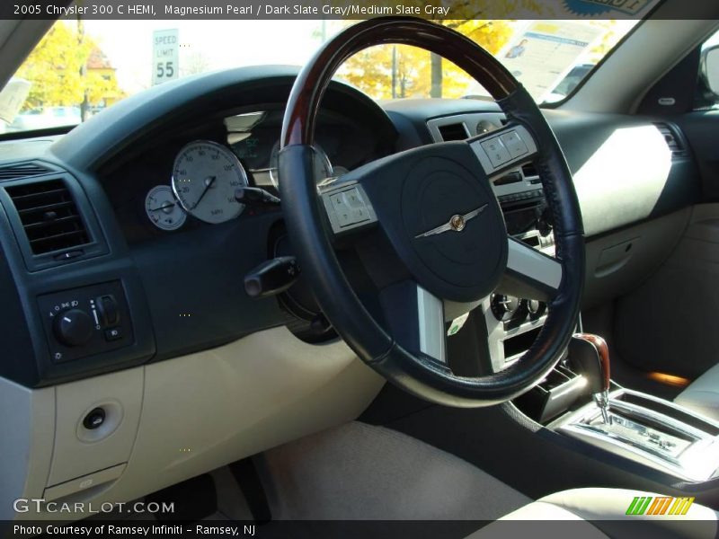 Magnesium Pearl / Dark Slate Gray/Medium Slate Gray 2005 Chrysler 300 C HEMI