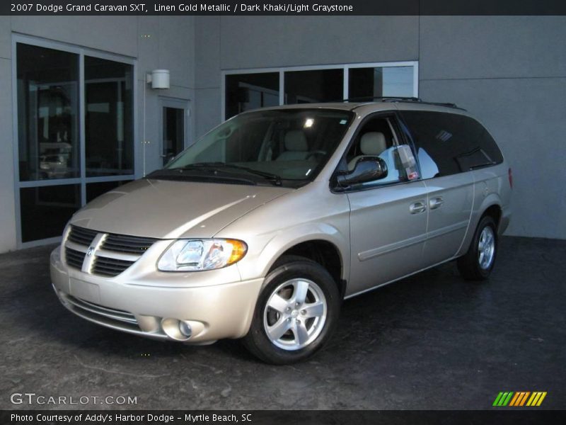 Linen Gold Metallic / Dark Khaki/Light Graystone 2007 Dodge Grand Caravan SXT