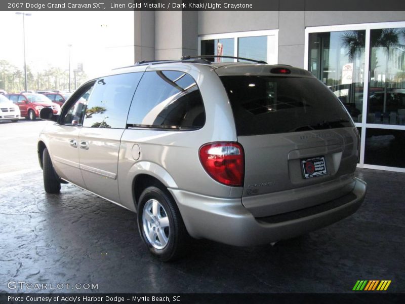 Linen Gold Metallic / Dark Khaki/Light Graystone 2007 Dodge Grand Caravan SXT