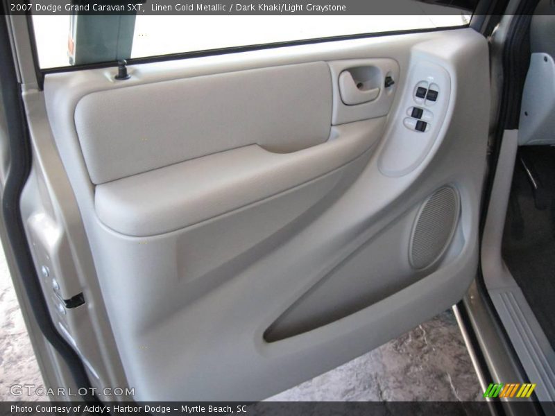 Linen Gold Metallic / Dark Khaki/Light Graystone 2007 Dodge Grand Caravan SXT